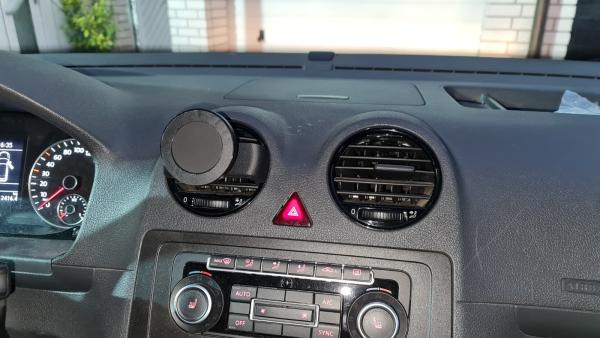 RS-Mount, fahrzeugspezifischer Handyhalter passend für VW Caddy Typ 2 Baujahr 2003-2020, Made in Germany